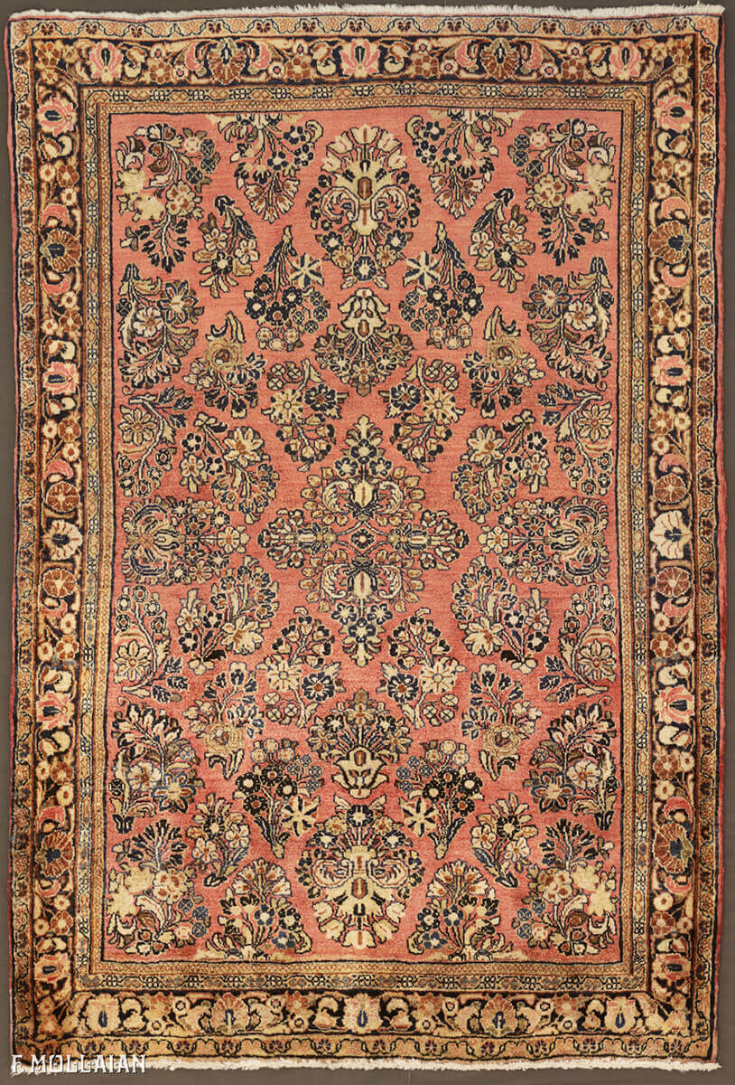 Antique Persian Saruk Rug n°:93485488